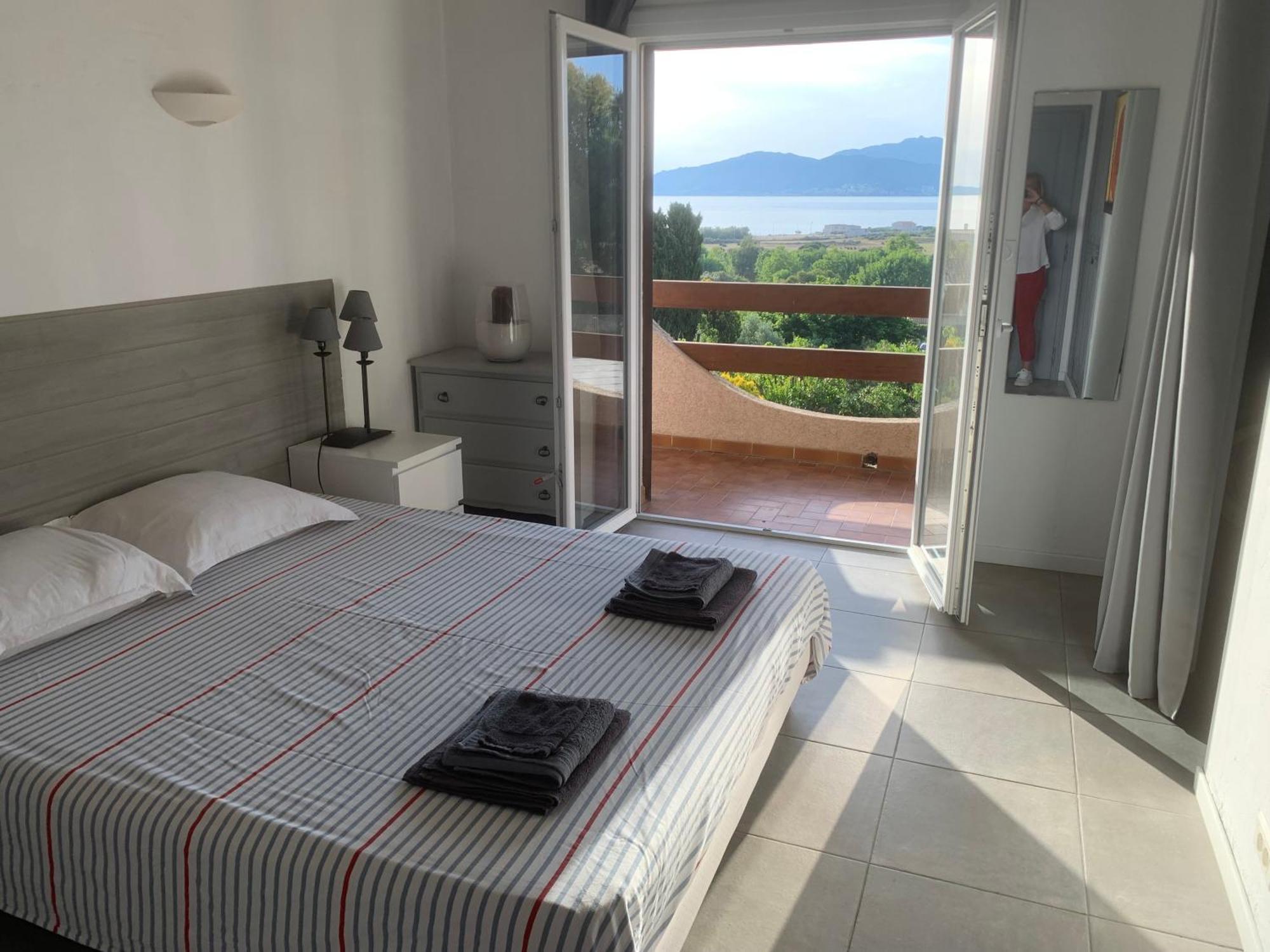 Corsicadream Arone Superbe Appartement Dans Villa, Vue Panoramique Mer, Piscine, Proche Porticcio Pietrosella Bagian luar foto